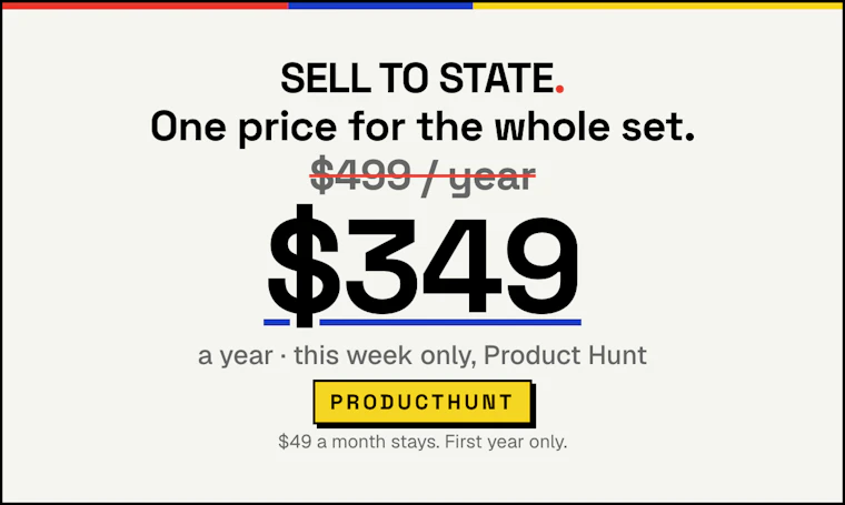 Sell to State - 检索覆盖64个国家的300万份政府合同 产品图片 5
