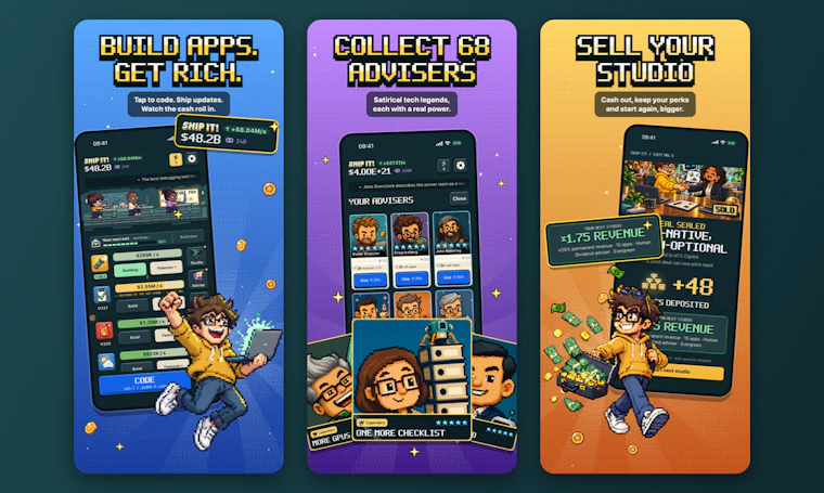 Ship It: Idle Dev Tycoon - 放置游戏，但应用审核随时可能拒你 产品图片 4