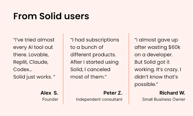 Solid - 拥有独立电脑、账户与预算的AI智能体。 产品图片 7