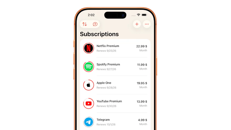 Subscrr - 制定财务计划，智能查询可取消的订阅 产品图片 2