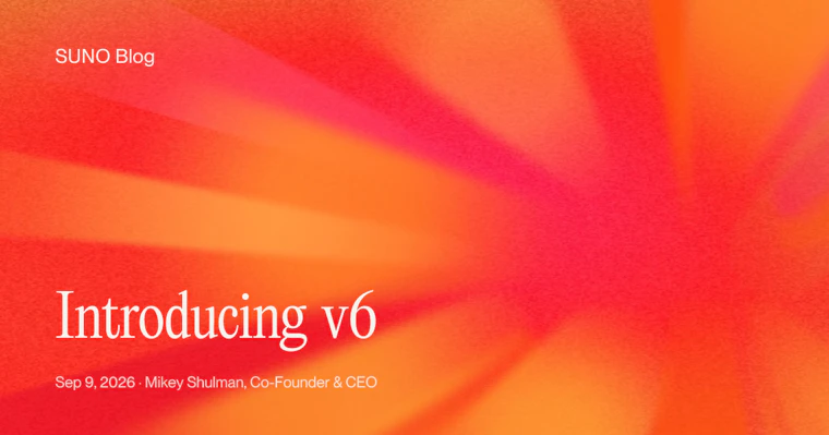 Suno v6 - 首款与音乐产业共同打造的Suno模型 产品图片 7