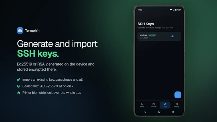Termphin - 会话永不中断的 SSH 客户端 产品图片 4