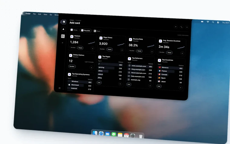 TinyKPI - 将商业分析数据直接呈现于您的MacBook刘海处 产品图片 3