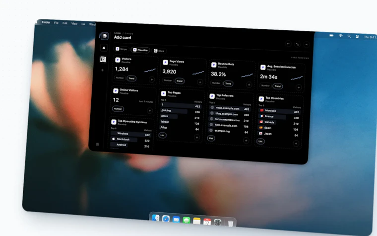 TinyKPI - 将商业分析数据直接呈现于您的MacBook刘海处 产品图片 7