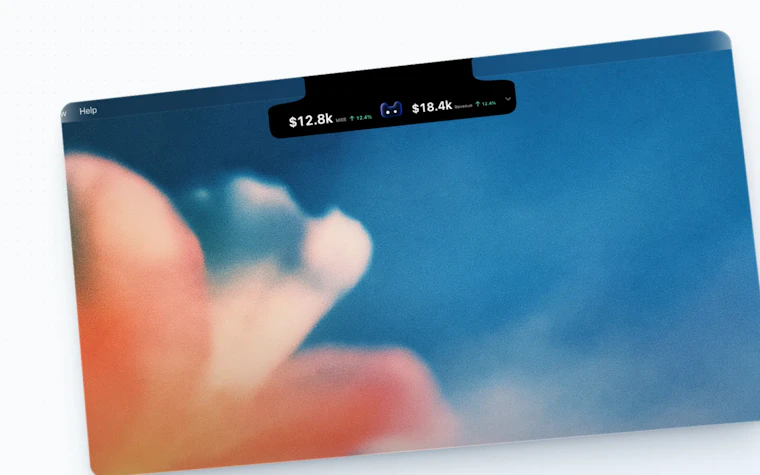 TinyKPI - 将商业分析数据直接呈现于您的MacBook刘海处 产品图片 8