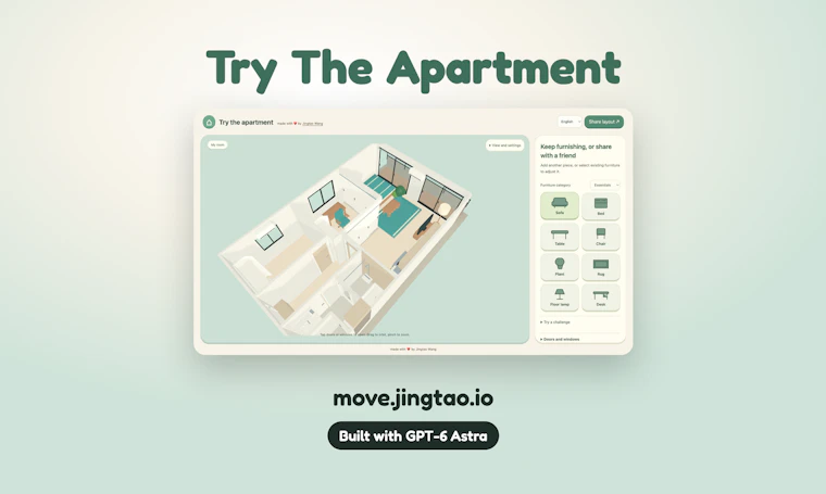 Try The Apartment - 3D还原真实公寓，拖拽家具，直观查看摆放效果 产品图片 6