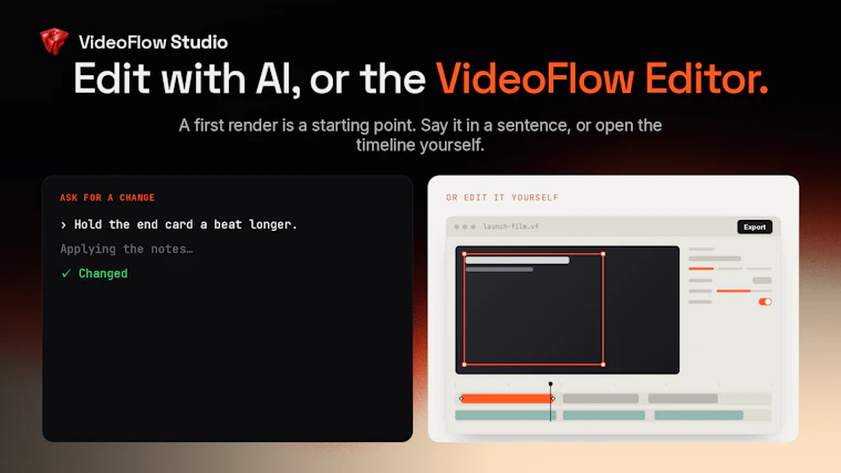 VideoFlow Studio - 输入您的初创公司网址，即可生成高品质宣传短片 产品图片 5