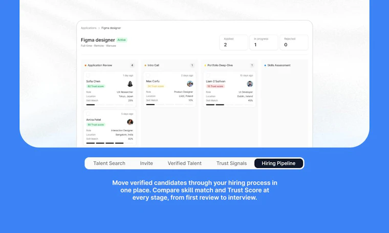 WorkID.ai - 经认证的人才与机遇在此相遇。信赖之选,安心招聘! 产品图片 6