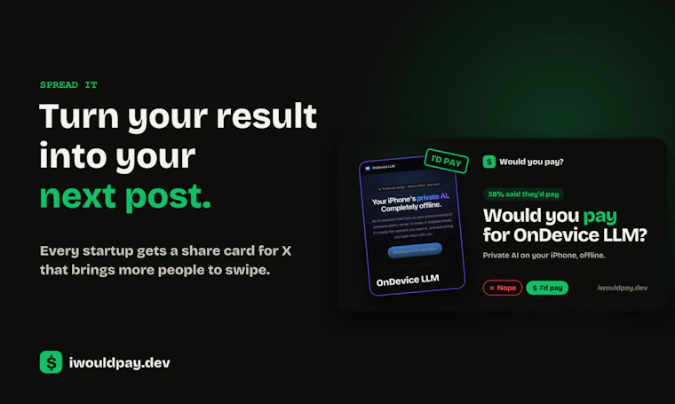 Would you pay? - 在继续开发前，先摸清谁会为你付费 产品图片 4