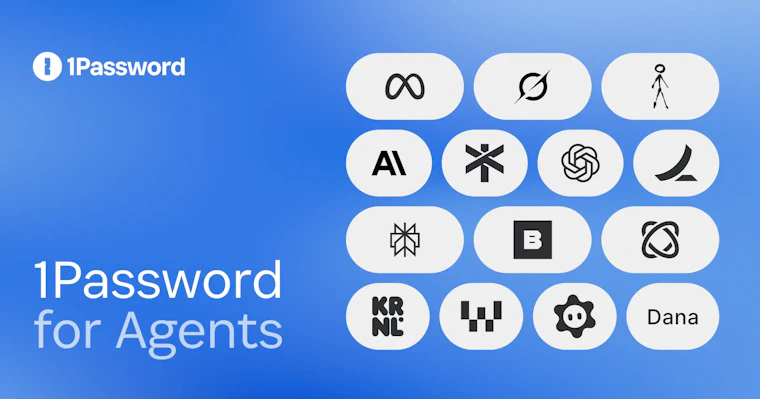 1Password for Agents - 让 AI 智能体代您登录,全程无需查看您的密码 产品图片 1