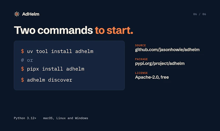 AdHelm CLI - 面向广告管理的开源命令行工具 产品图片 6