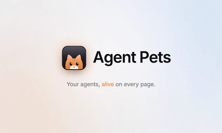 Agent Pets - 将编程代理化作常驻 Chrome 每个页面的灵动宠物 产品图片 8