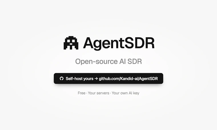 AgentSDR - 开源AI销售拓展工作台 产品图片 13