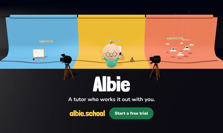 Albie - 在白板前授课的AI导师，而非聊天框里的机器人 产品图片 6