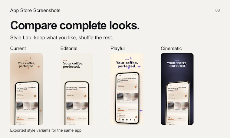 App Store Screenshots - 你的编程智能体，为你定制应用商店截图 产品图片 6