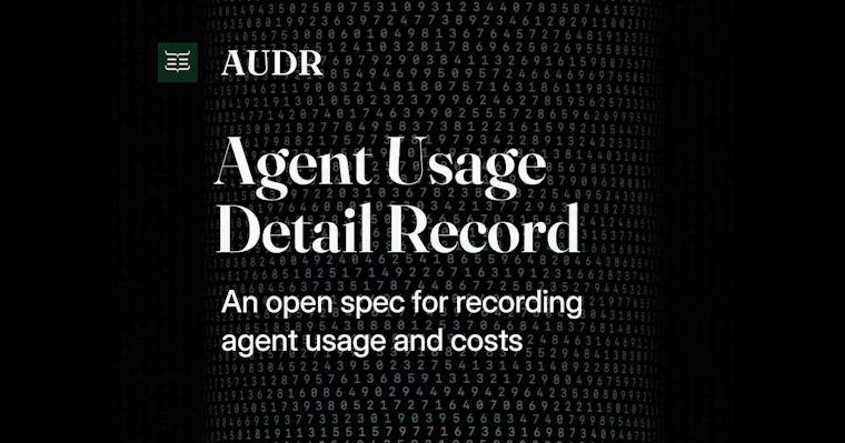 AUDR by Chargebee - 追踪智能体运行成本的开放标准 产品图片 1