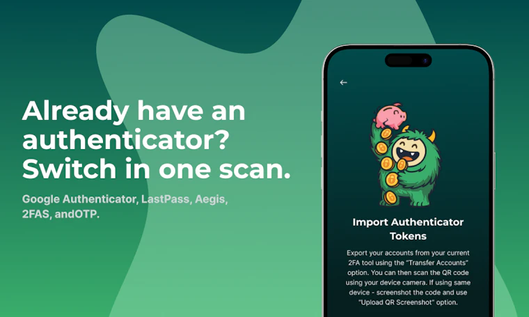 AuthMonster - 你真正愿意主动使用的双因素认证 App 产品图片 3