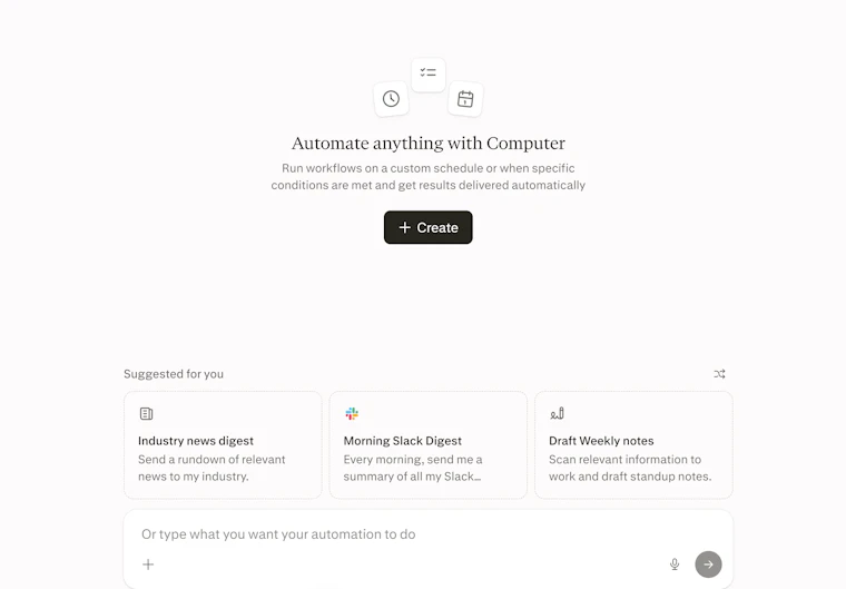 Automations in Perplexity Computer - 懂记忆、能执行、让工作持续流转的自动化 产品图片 2