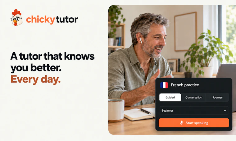 ChickyTutor - 每日更懂你的私人语言导师。 产品图片 5