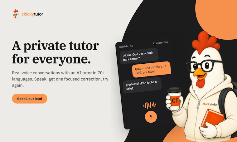 ChickyTutor - 每日更懂你的私人语言导师。 产品图片 7