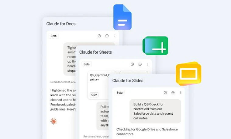 Claude for Google Workspace - 将 Claude 直接引入 Google Docs、Sheets 与 Slides 产品图片 2