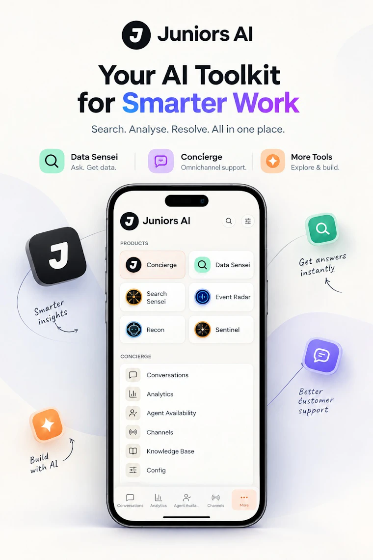 Concierge by Juniors AI - 全渠道AI优先客户支持（免费试用6个月） 产品图片 1