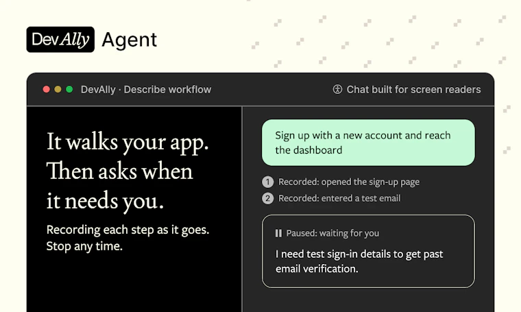 DevAlly AI Agent - 用自然语言轻松记录用户旅程 产品图片 2