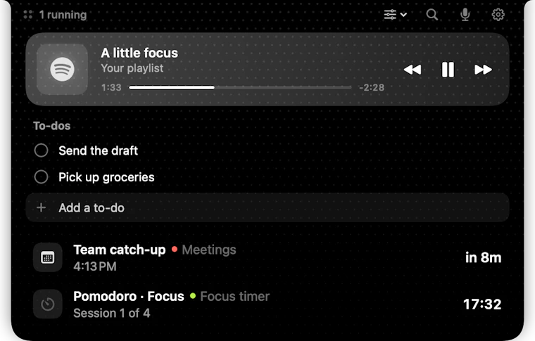 Dots - 内置于Mac刘海区的自定义工作区 产品图片 4