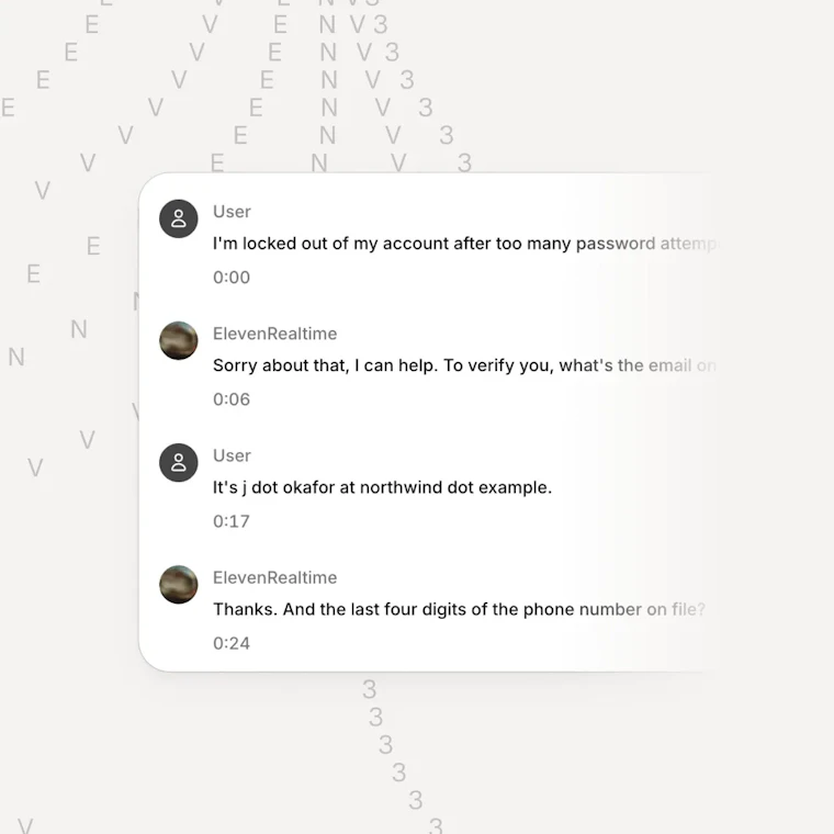ElevenLabs Realtime - 具备570毫秒首音延迟的实时语音代理模型 产品图片 3