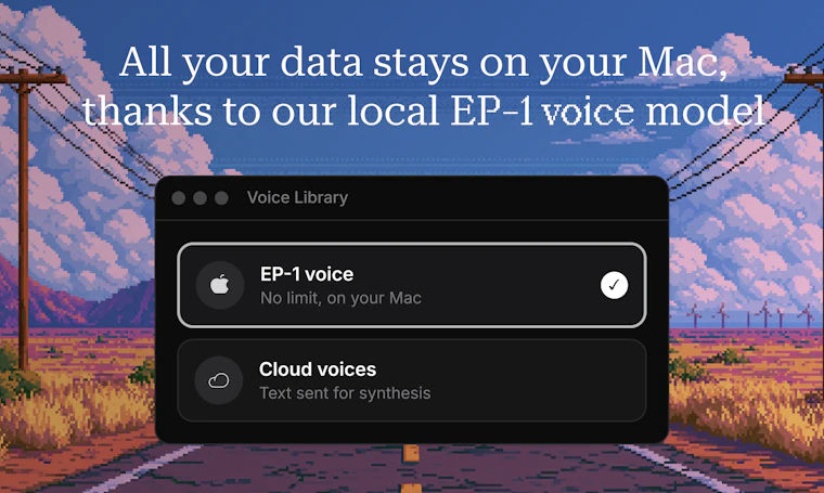 Epilude Narrator - 在 Mac 上畅听各类文章、文档与文本 产品图片 5