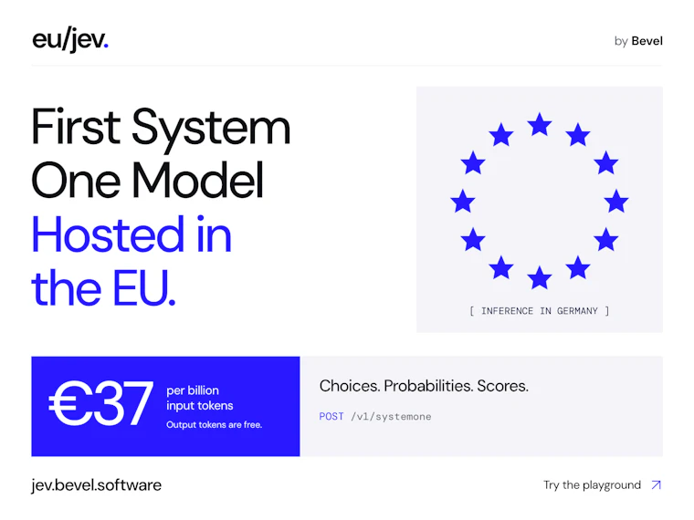 eu/jev - 首款部署于欧盟的System One模型 产品图片 1