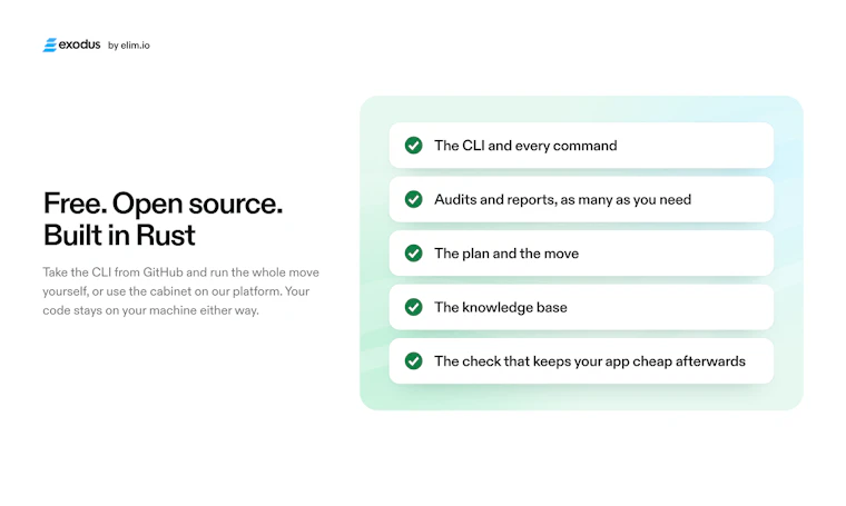 Exodus for Google Cloud Run - 借助你的编码智能体，将任意应用升级至 Cloud Run 产品图片 9