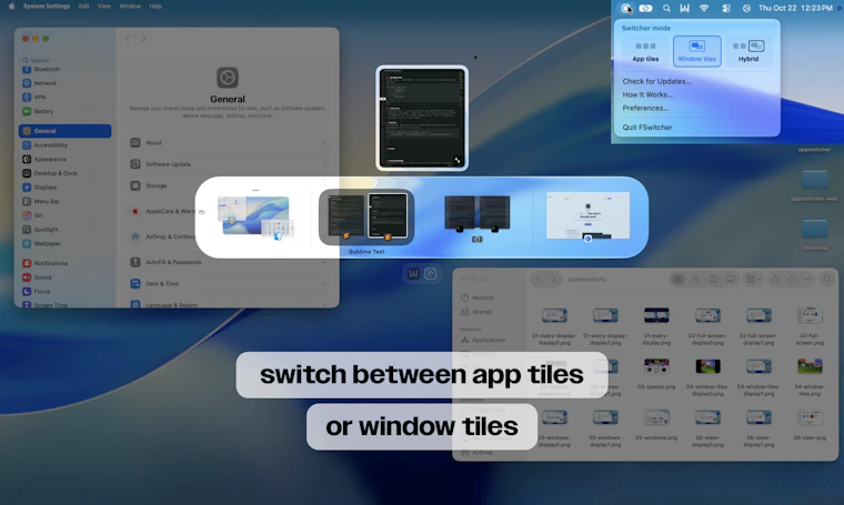 fswitcher - fswitcher 取代 Mac 上的 Command-Tab 产品图片 6
