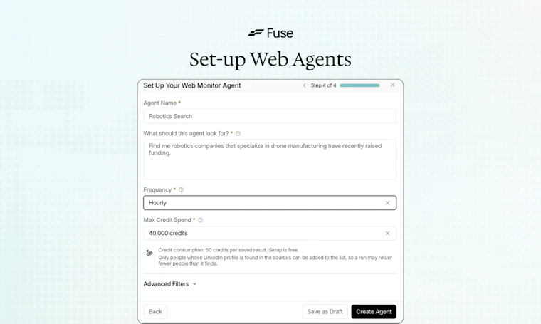 Fuse AI - 构建定制化GTM技术栈。一个SDK，一个MCP。 产品图片 4