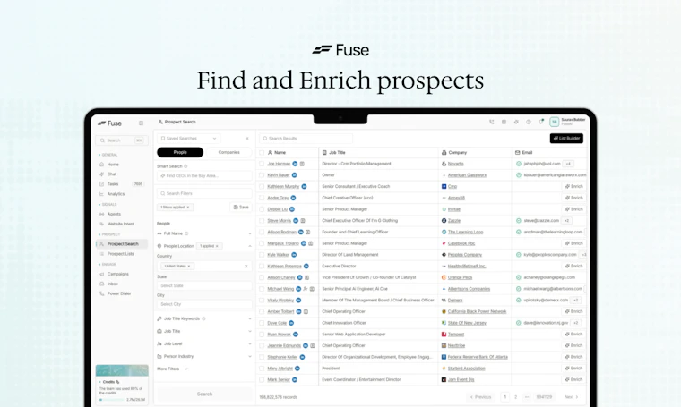 Fuse AI - 构建定制化GTM技术栈。一个SDK，一个MCP。 产品图片 5