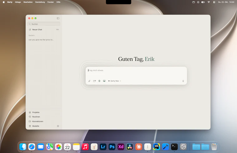 Gerty - 专为 Mac 打造的私密 ChatGPT 替代方案,一键自动配置 产品图片 1