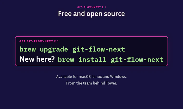 git-flow-next - 你最爱的 Git 工作流，焕新升级。 产品图片 5