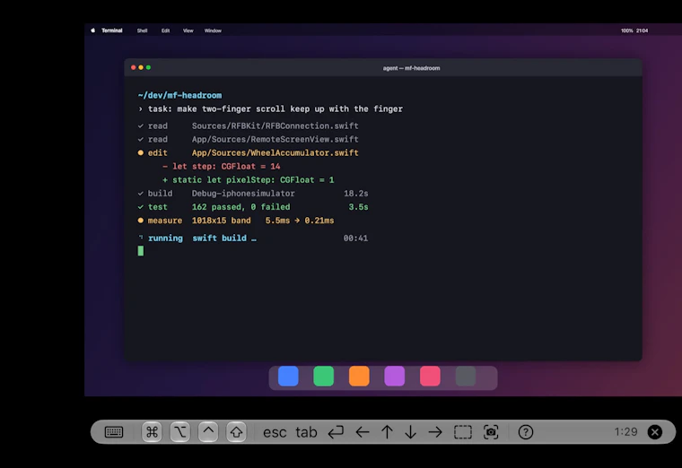 Headroom - 你的 Mac 随身于 iPhone Duo：随心折叠，键盘秒现 产品图片 3