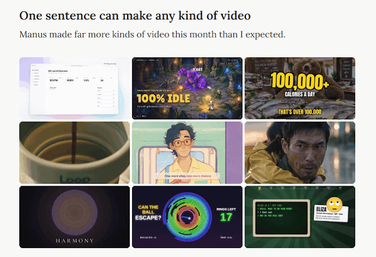 Introducing Video Editor in Manus 2.0 - 人人皆可轻松制作值得分享的高质视频 产品图片 5