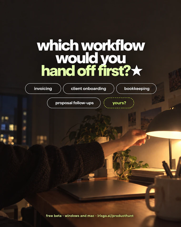 IrisGo for Solopreneurs - AI 工作流自动化：演示一次，全程自动运行 产品图片 7