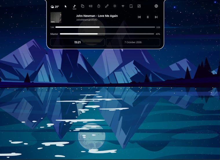 Isle Notch - 专为Windows打造的轻量极简动态岛 产品图片 2