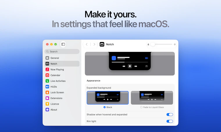 Isly - 让你的MacBook刘海区焕发新生。 产品图片 5