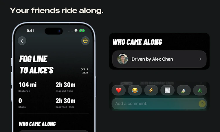 Milepost - 专为爱车打造的iOS行车日志，内置MCP服务器 产品图片 5