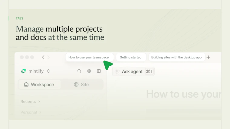 Mintlify Desktop - 一款专为撰写文档与知识库打造的AI原生应用 产品图片 3