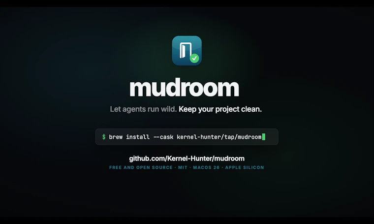 Mudroom - 在虚拟机中运行代码智能体，像审查 Pull Request 一样审阅变更 产品图片 2