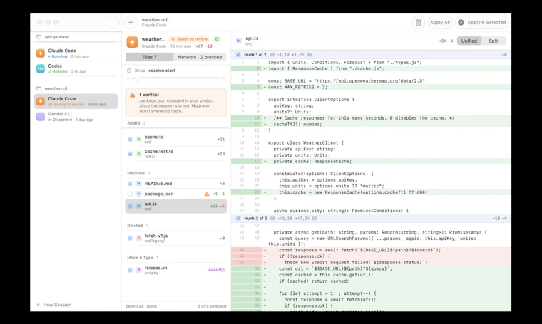 Mudroom - 在虚拟机中运行代码智能体，像审查 Pull Request 一样审阅变更 产品图片 3