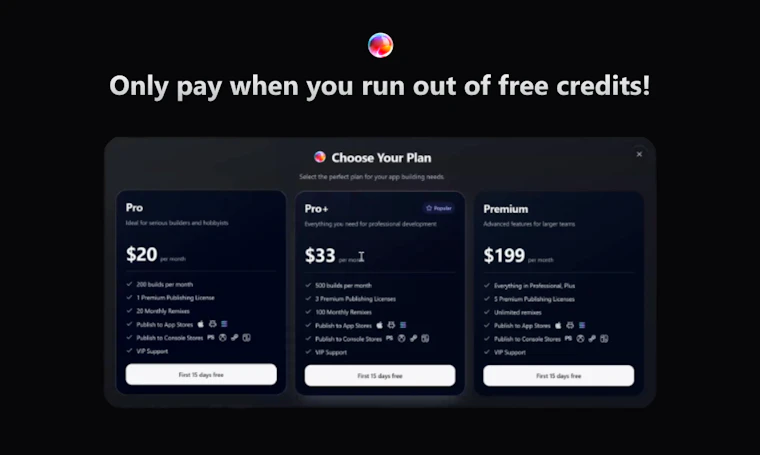 myPip - AI赋能氛围编程，一键发布与变现游戏 产品图片 7