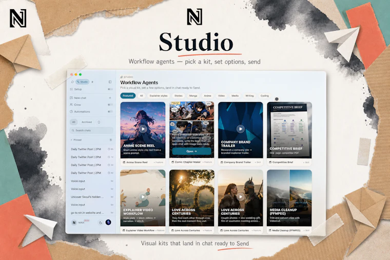 NINX - 端侧AI,互联工具与创意工作流 产品图片 3