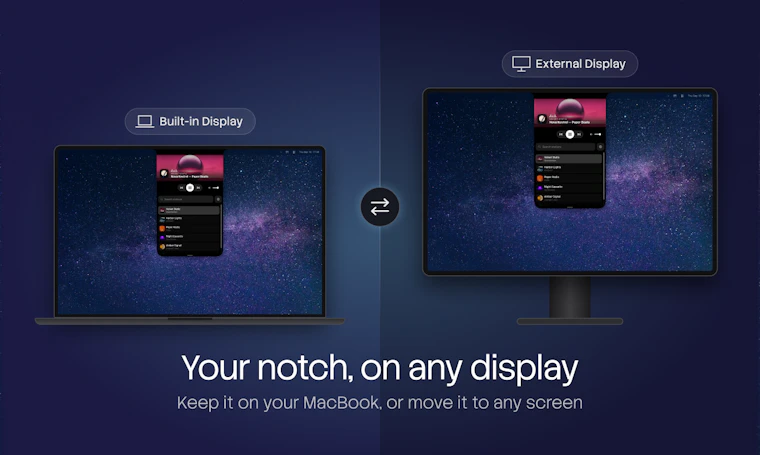 Notch Radio - 常驻 MacBook 凹槽的互联网电台 产品图片 5