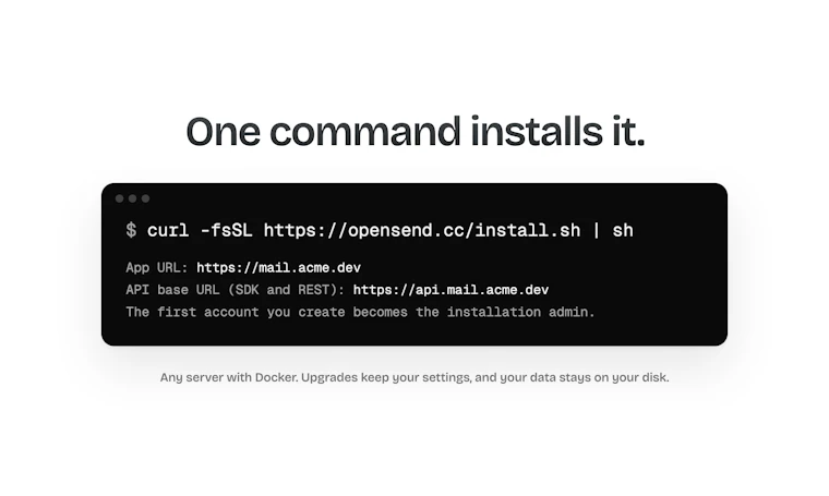 opensend.cc - 运行在您服务器上的开源邮件平台 产品图片 2